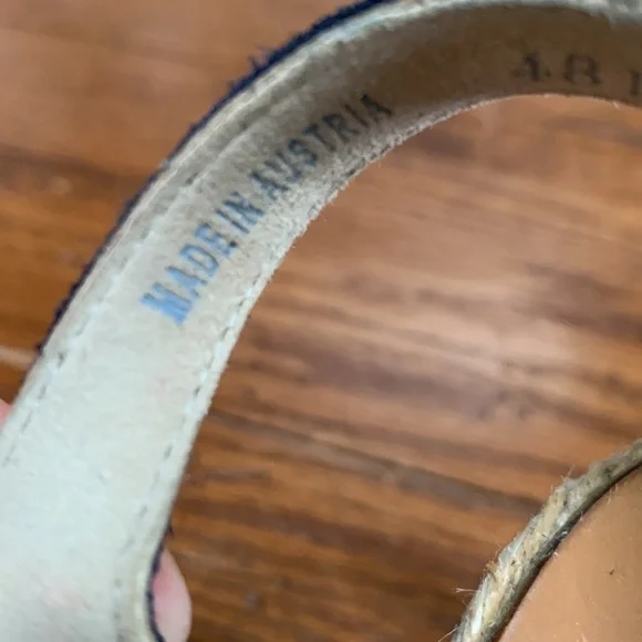 Paul Green Harper Black Suede Platform Sandals Women’s Jute Wrap Heels Size 7.5 - Picture 12 of 14